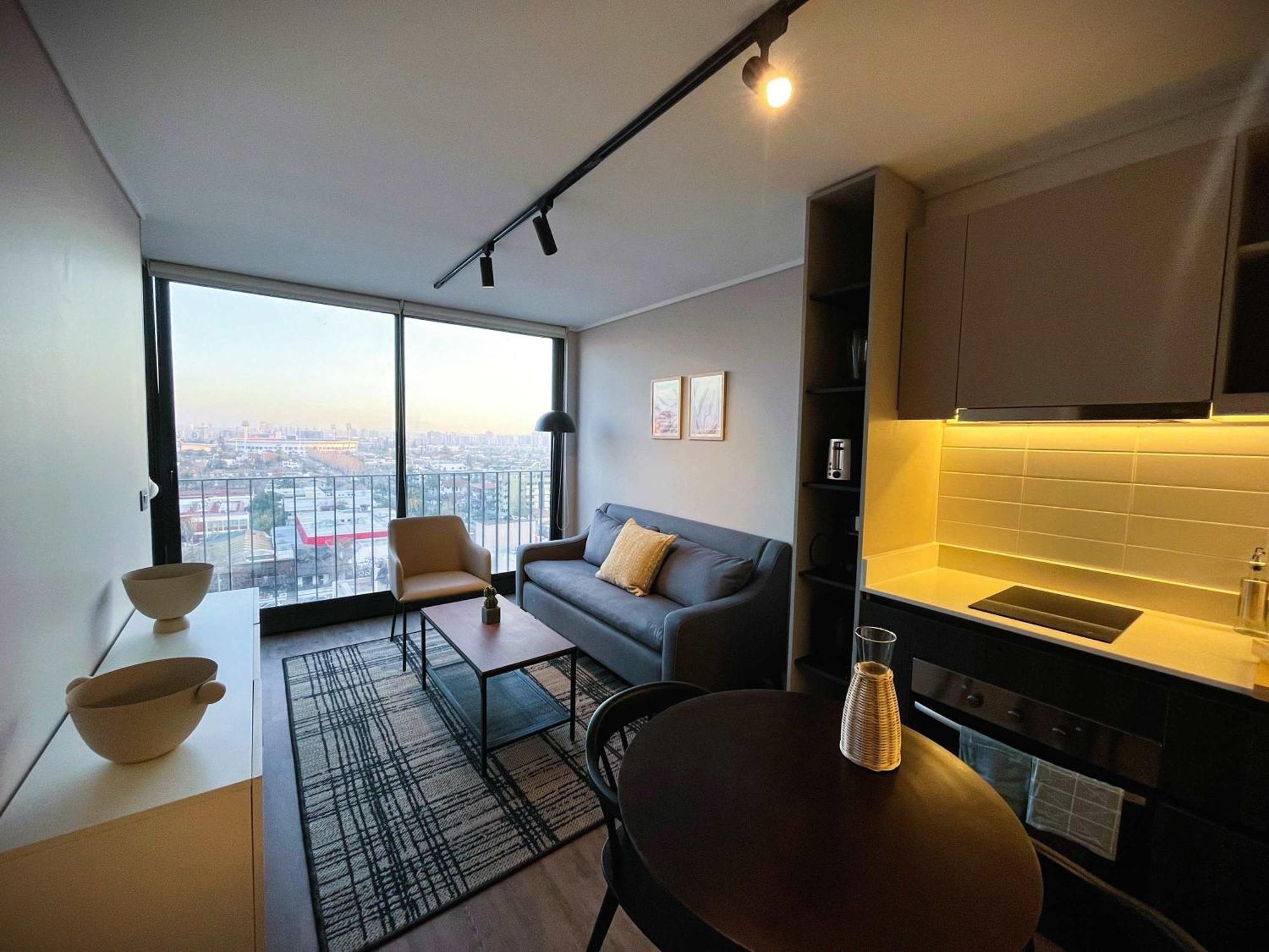 Apartamento Hom I Moderno Depto 1d1b A Estrenar En Nunoa
